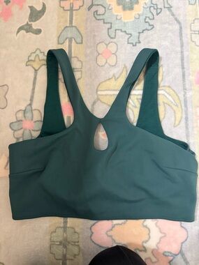 lululemon athletica Deep Teal Cutout Sports Bra